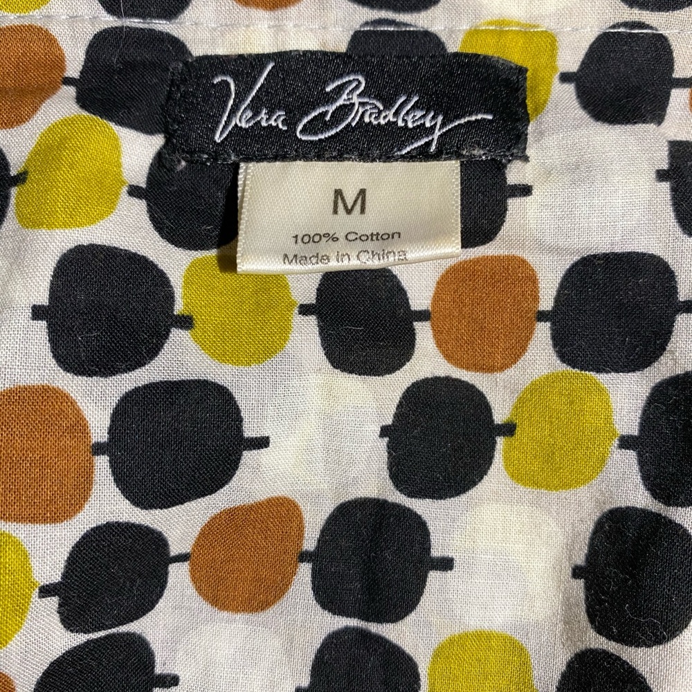 Vera Bradley Patterned Multi Color Button Down - image 5